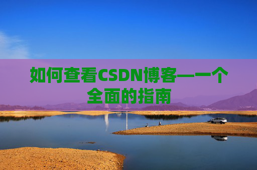 如何查看CSDN博客—一个全面的指南